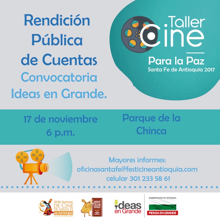 Resultados taller cine para la paz